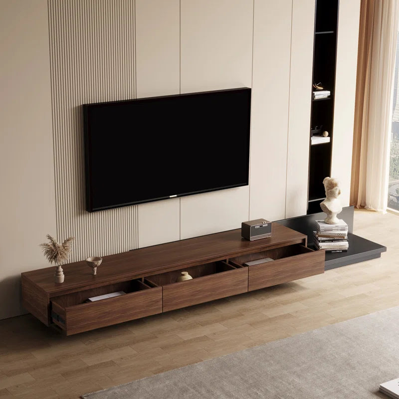 tv panel: Adjustable TV Stand for 79"–130" Entertainment Spaces