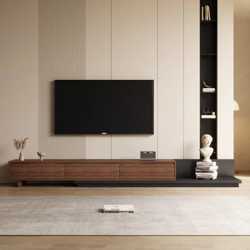 tv panel: Adjustable TV Stand for 79"–130" Entertainment Spaces