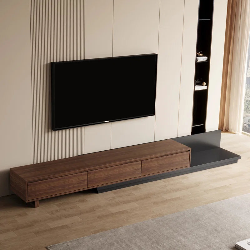 tv panel: Adjustable TV Stand for 79"–130" Entertainment Spaces