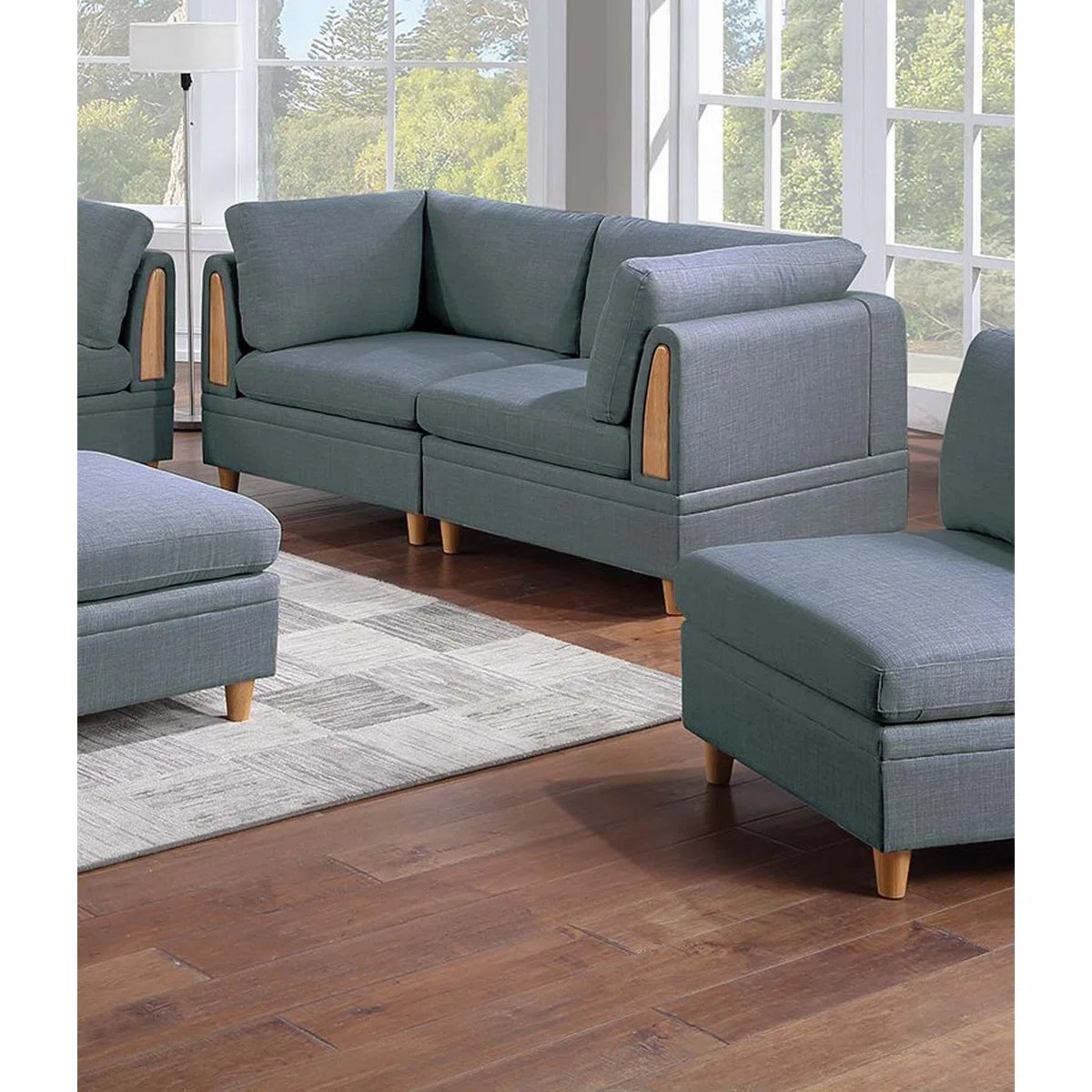 7 Seater Sofa Set: 7Pc Sectional for Modern Sofa Set