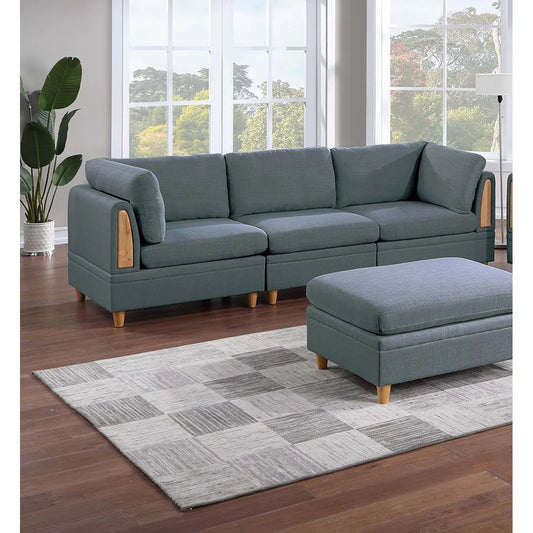 7 Seater Sofa Set: 7Pc Sectional for Modern Sofa Set