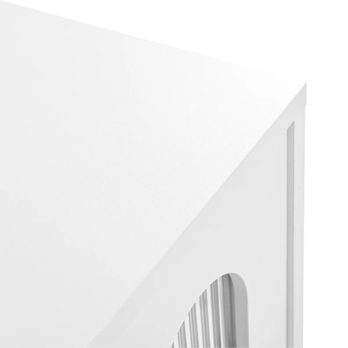 tv panel: LED TV Panel with Glass Doors and Wood Legs for 80" TVs