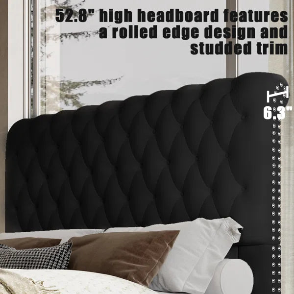 Divan Bed: Arcadio Upholstered Bed