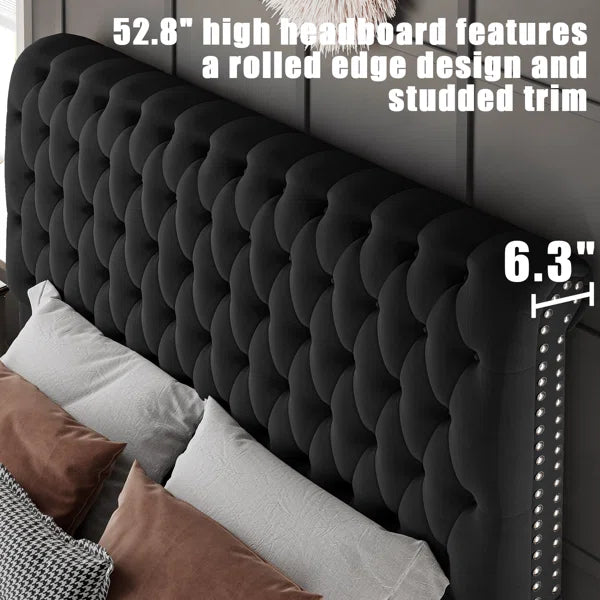 Divan Bed: Arcadio Upholstered Bed