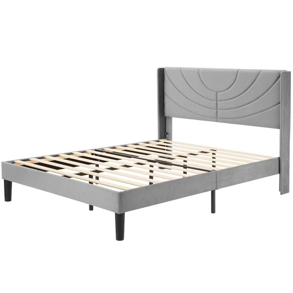 Divan Bed: Auxter Upholstered Bed