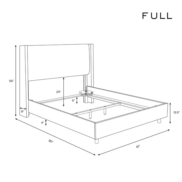 Divan Bed: Hanson Upholstered Bed