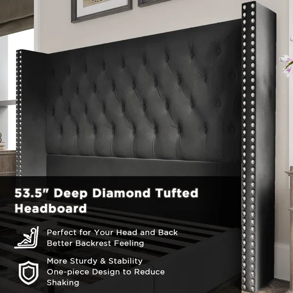 Divan bed: Ieishia Upholstered Bed