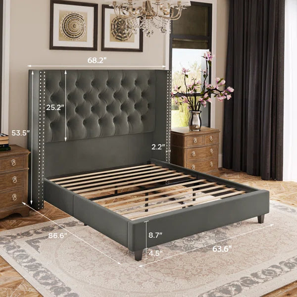 Divan bed: Ieishia Upholstered Bed