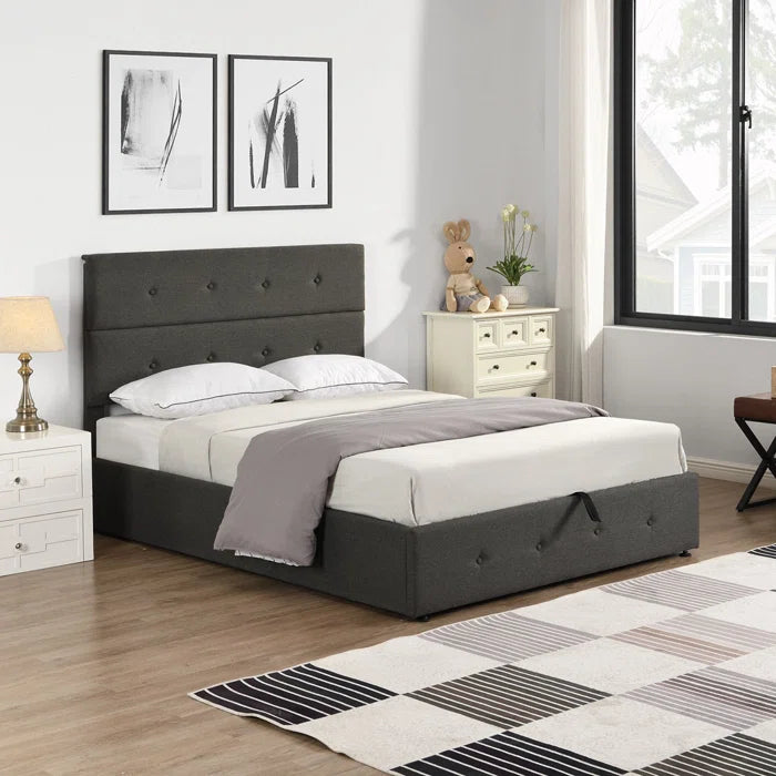 Divan Bed: Laimis Upholstered Storage Bed