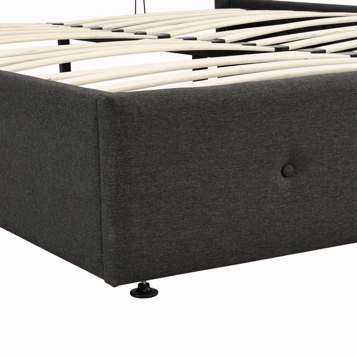 Divan Bed: Laimis Upholstered Storage Bed