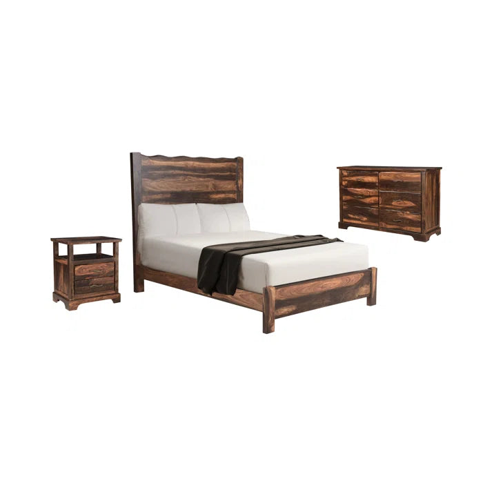 Divan Bed: Larae Solid Wood Bed