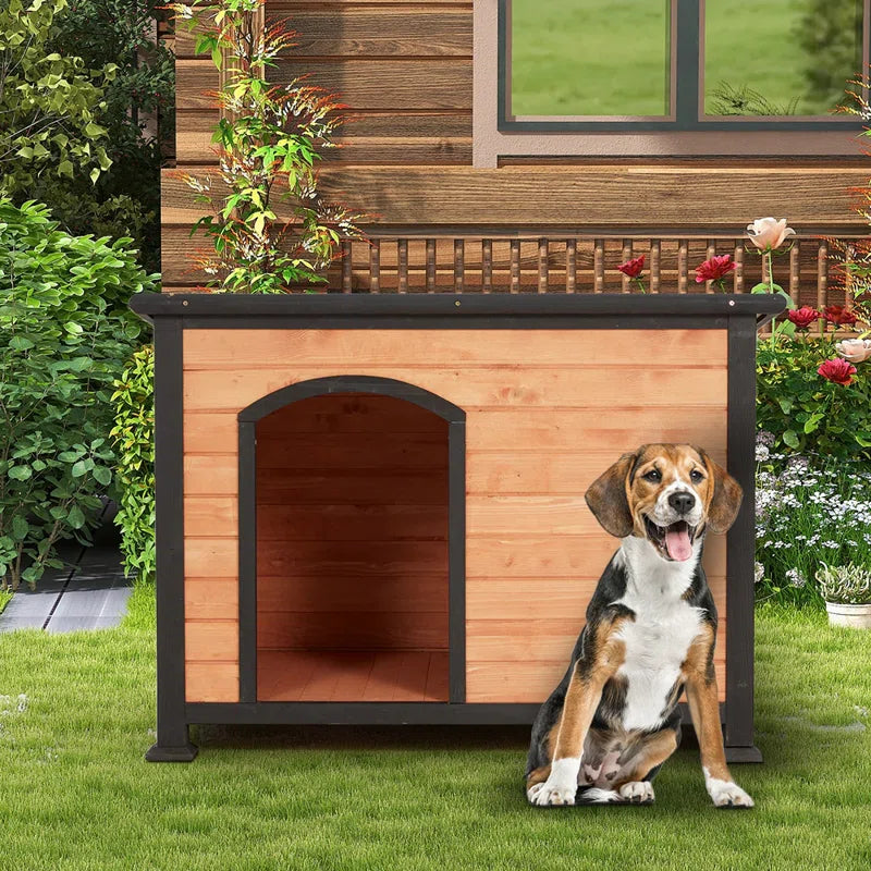 Dog House: Outdoor & Indoor Wooden Dog House