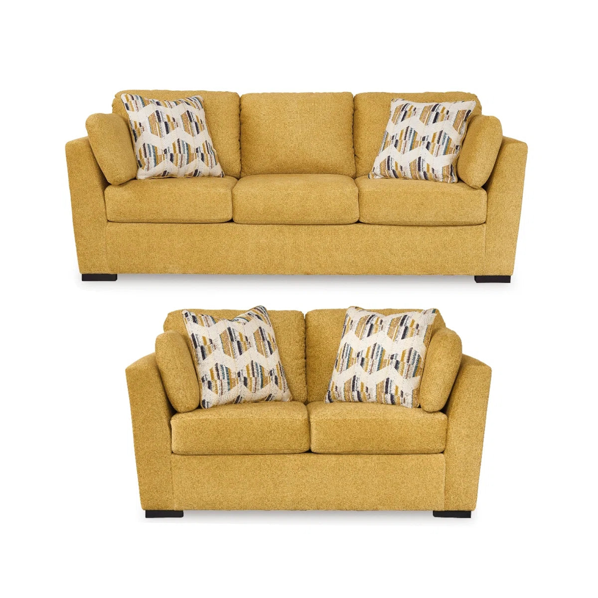 7 Seater Sofa Set: 2-Piece Living Room Sectional Sofa Set