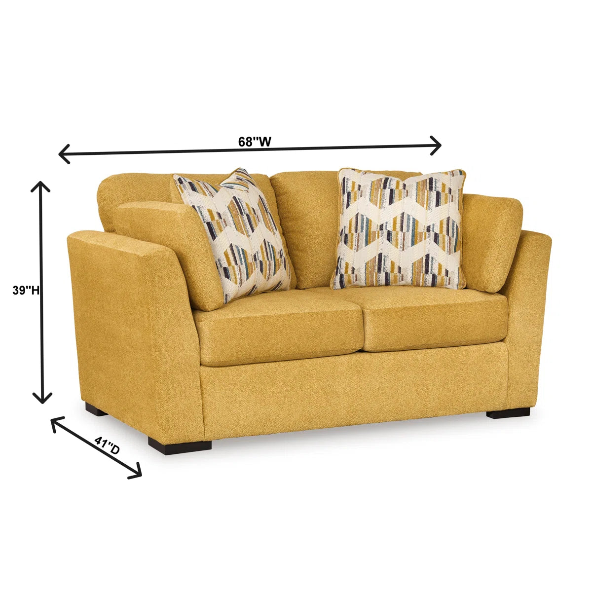 7 Seater Sofa Set: 2-Piece Living Room Sectional Sofa Set