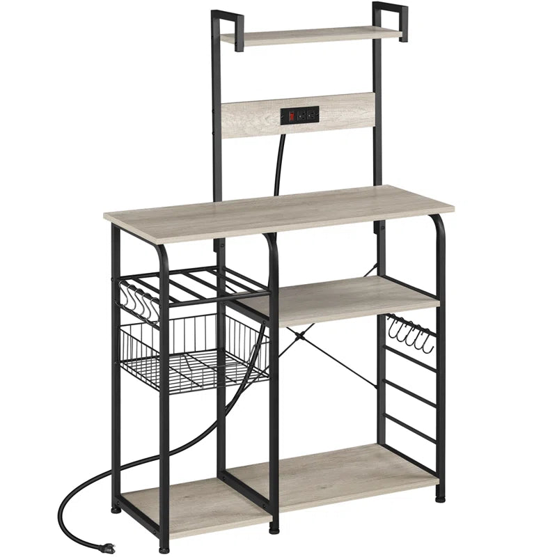 35.5''Typical Baker's Rack Compatible with Microwaves