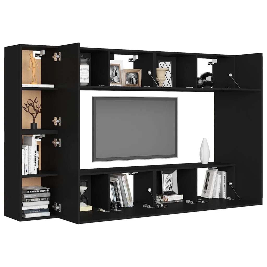 tv panel: 40" Modern Floating Solid Wood tv panel with Storage