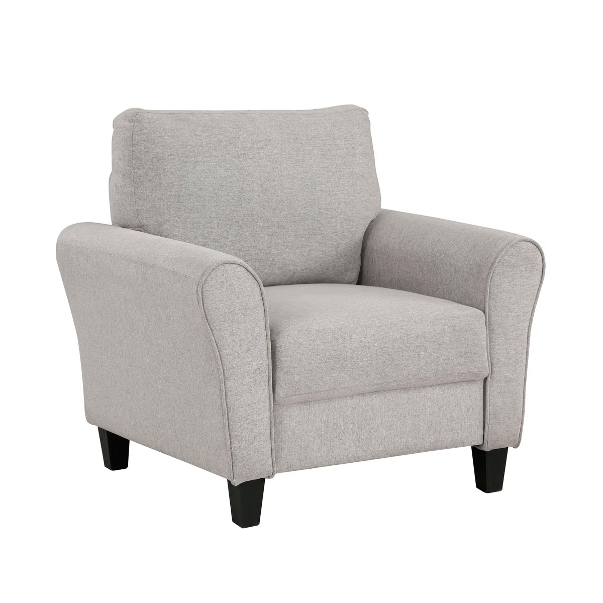 Luxury Sofa Sets: 3-Piece Emilio Living Room Set with Sofa, Loveseat & Chair in Polyester Upholstery