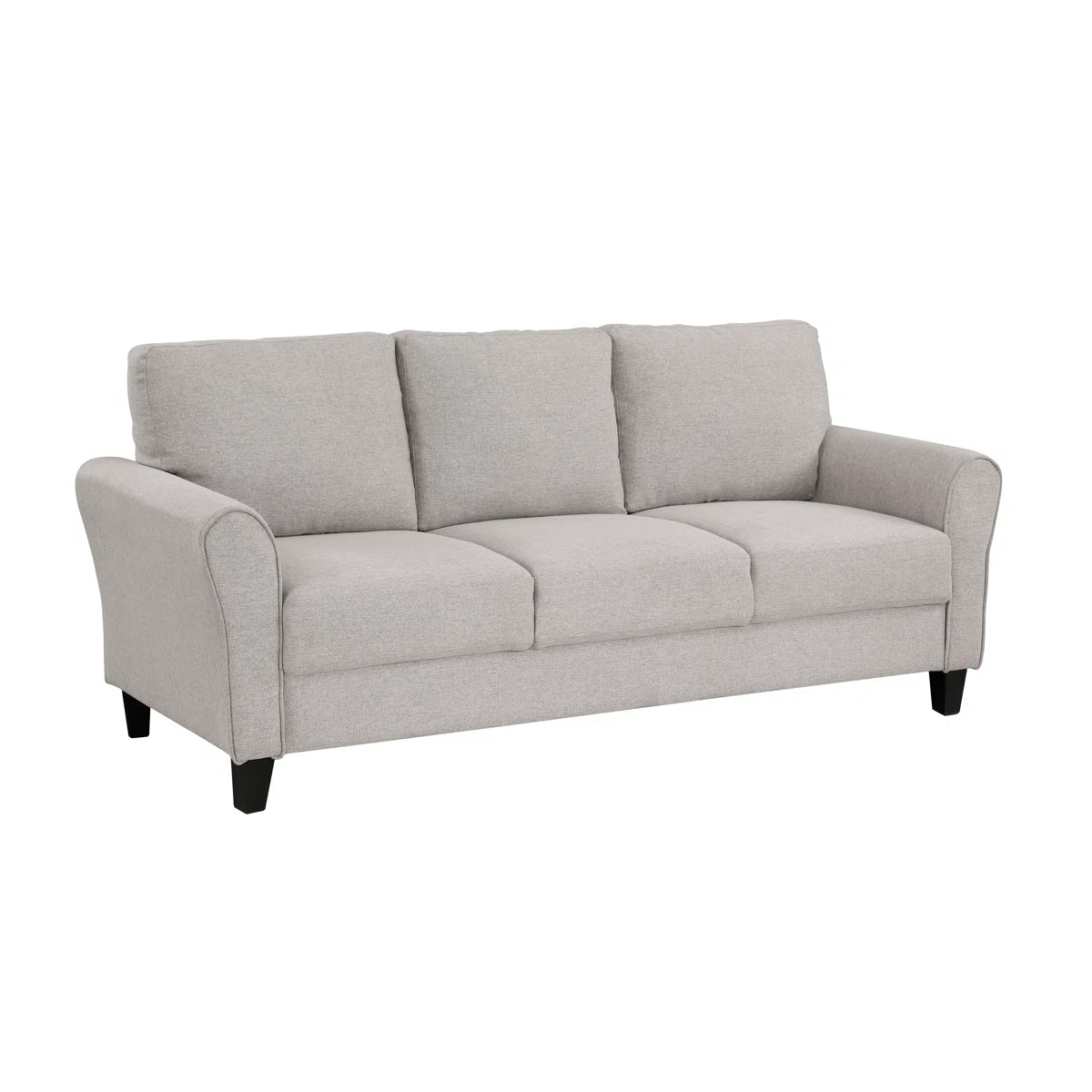 Luxury Sofa Sets: 3-Piece Emilio Living Room Set with Sofa, Loveseat & Chair in Polyester Upholstery