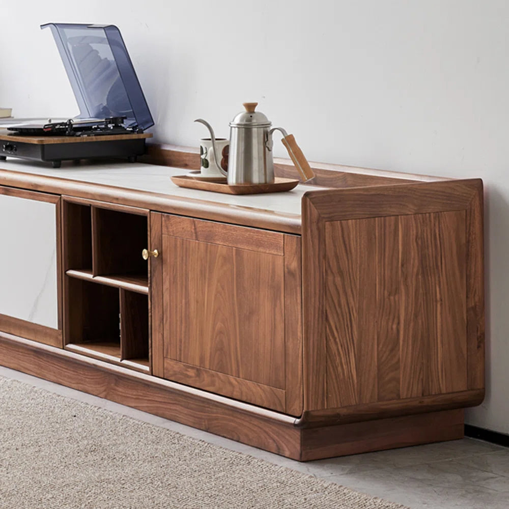 tv panel: European style minimalist storage tv panel