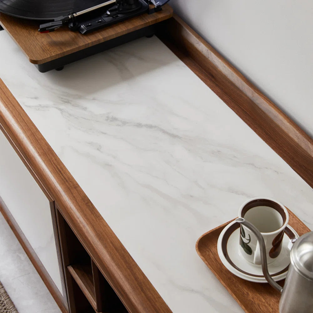 tv panel: European style minimalist storage tv panel