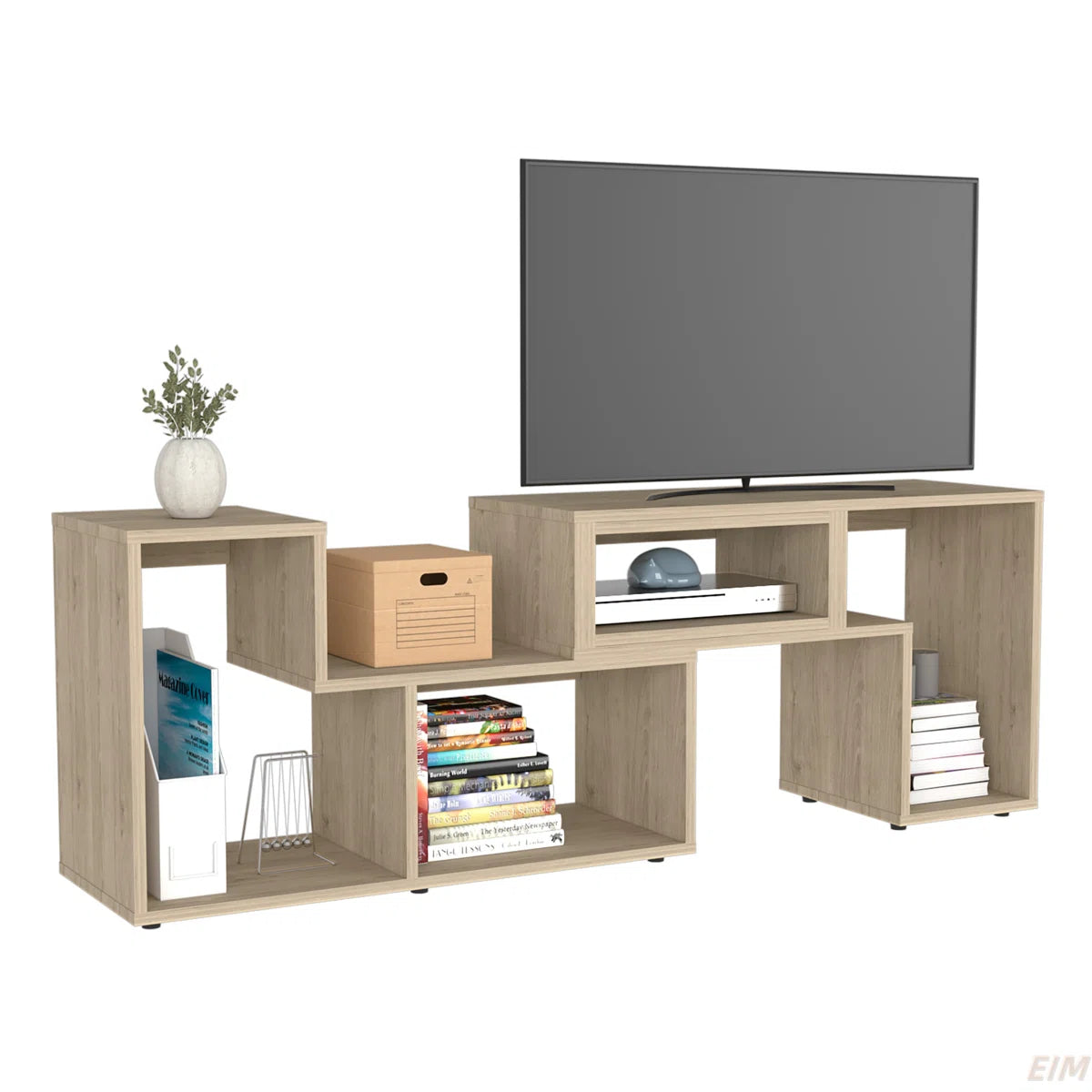 tv panel: Extendable TV Panel for Living Room, Modern Wall Unit with Adjustable Width