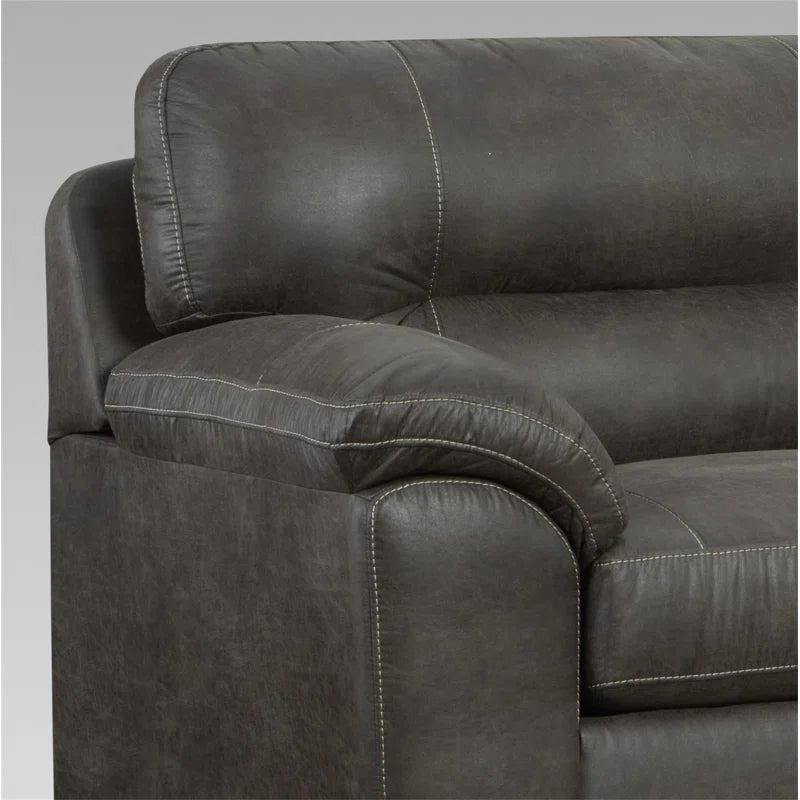 Luxury Sofa Sets: Farlend 4-Piece Ash Brown Fabric Sofa Set with Pillow-Top Arms