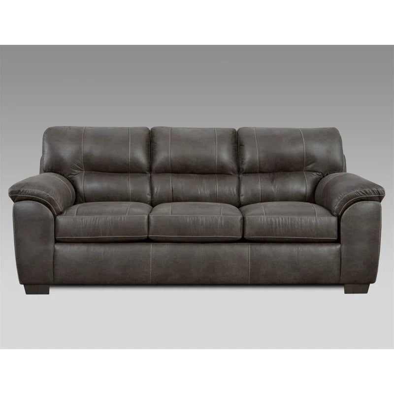 Luxury Sofa Sets: Farlend 4-Piece Ash Brown Fabric Sofa Set with Pillow-Top Arms