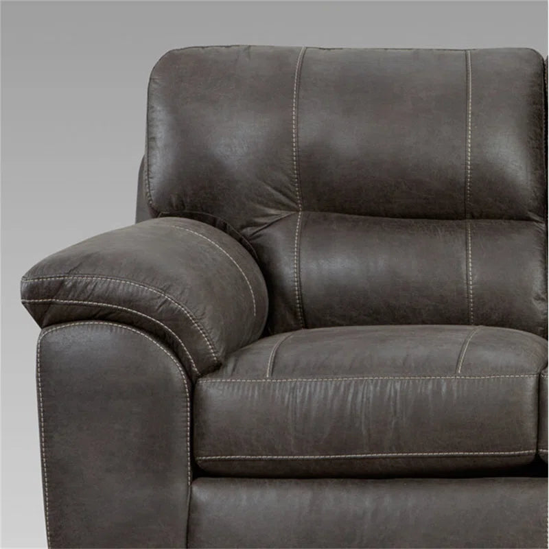 Luxury Sofa Sets: Farlend 4-Piece Ash Brown Fabric Sofa Set with Pillow-Top Arms