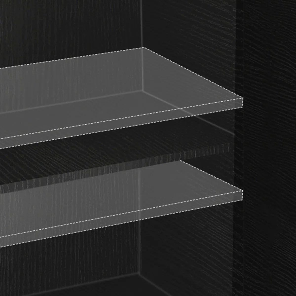 Kitchen Rack: Farmhouse Bakers Rack with LED Light and Power Outlet, Coffee Bar Cabinet on Wheels, and Microwave Stand