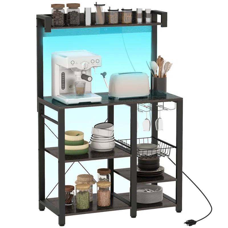 Kitchen Racks: 35.4'' Standard Composite Baker's Rack Compatible with Microwaves