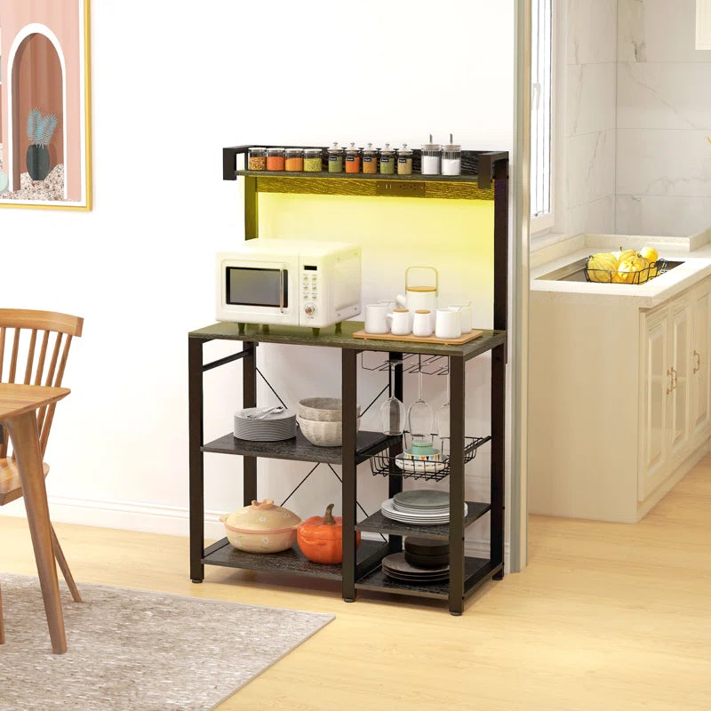 Kitchen Racks: 35.4'' Standard Composite Baker's Rack Compatible with Microwaves