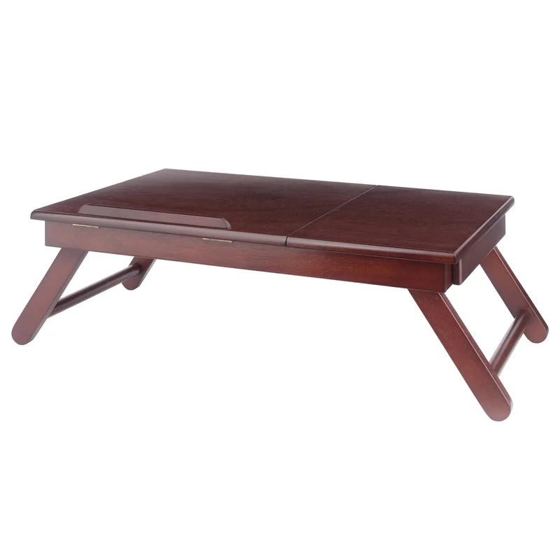 Folding Study Table: 21.69'' Wooden Desk