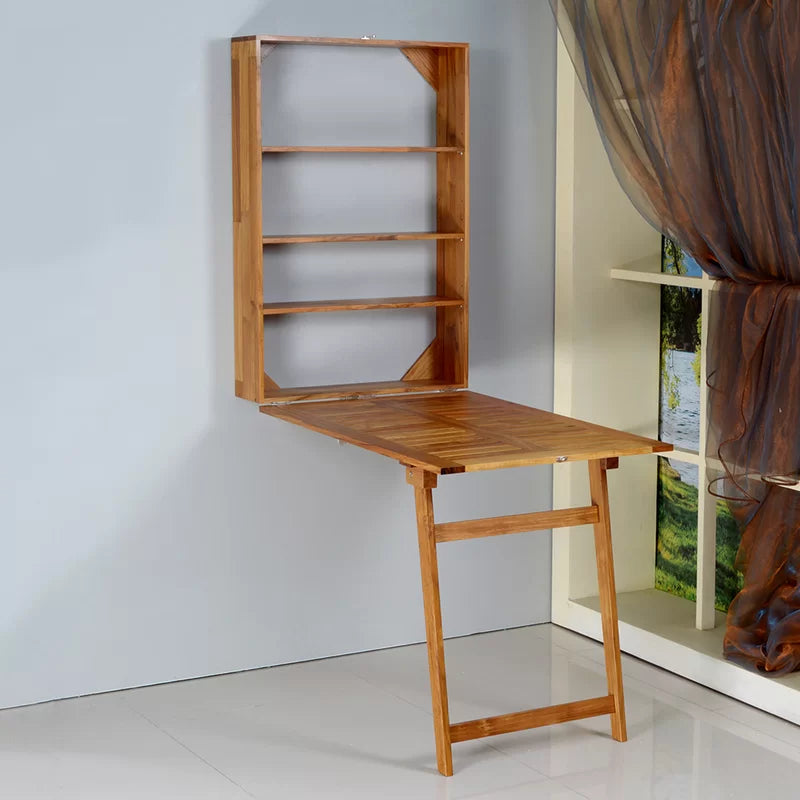 Folding Study Table: 23'' Wall Mounted Desk