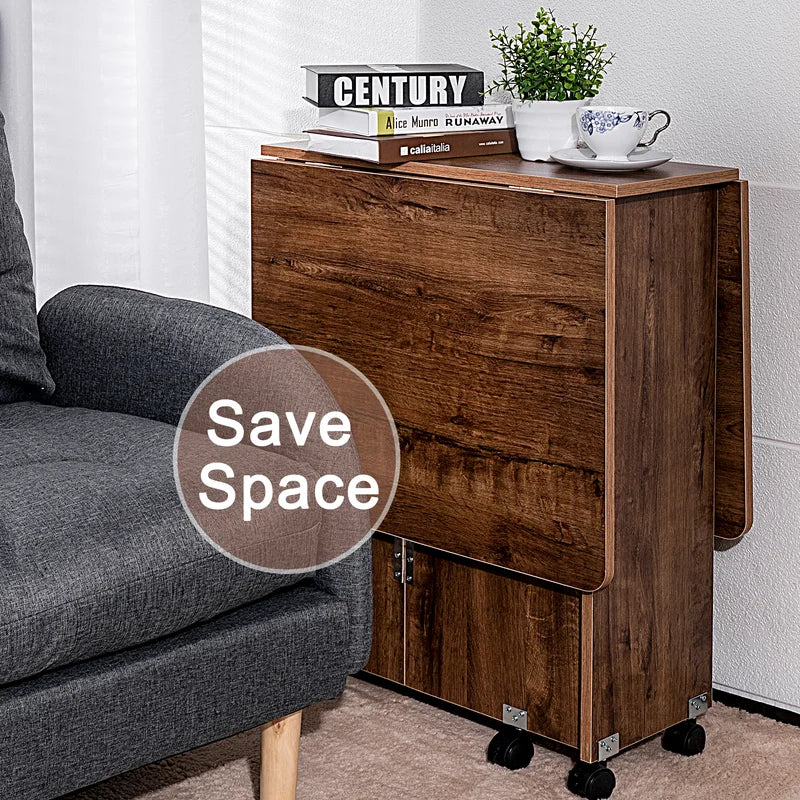 Folding Study Table: Rectangular Table