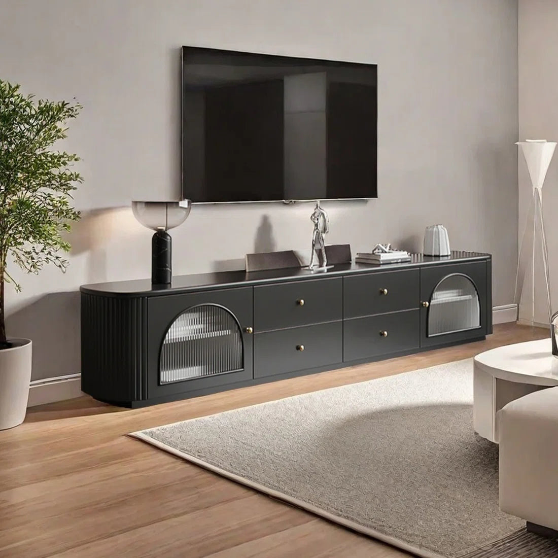 tv panel: French Style Solid Wood TV Cabinet with Elegant Carved Design Details