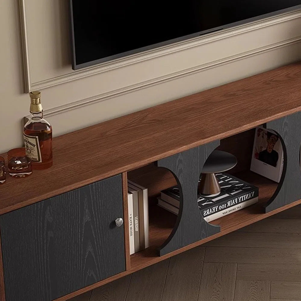 tv panel: French Style Solid Wood TV Cabinet with Elegant Carved Design Details