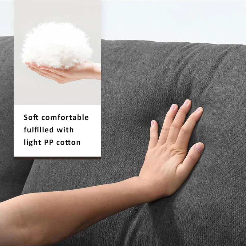 Luxury Sofa Sets: 7-Piece Modular Sectional Sofa Set with Storage and Toss Pillows