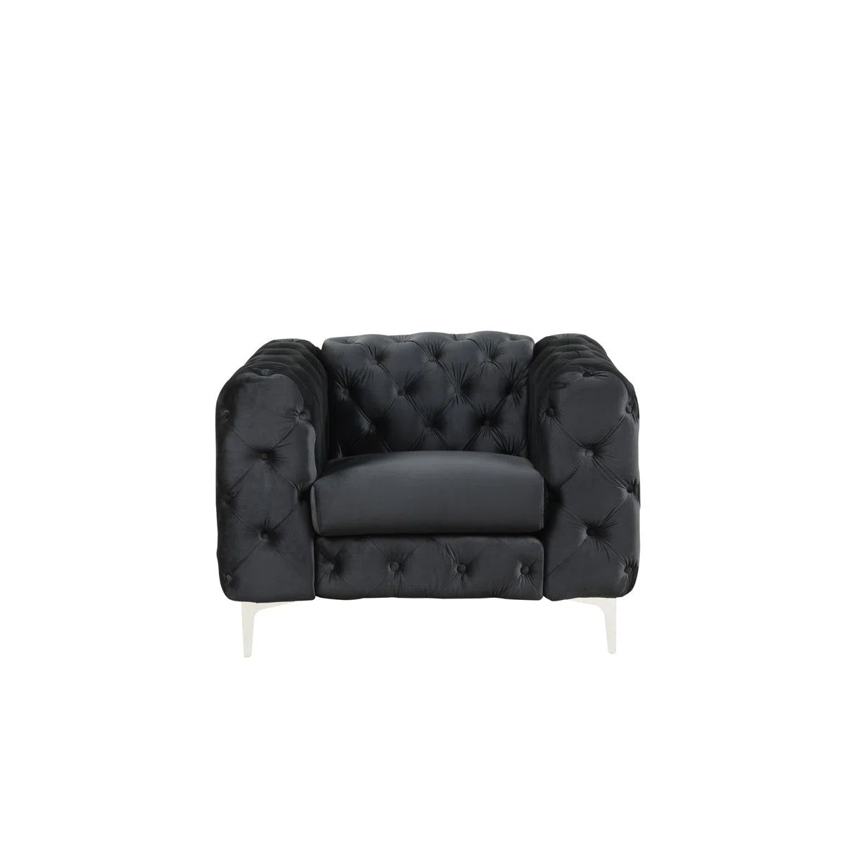 Designer Sofa Set: Mastercraft 3-Piece L-Shape Leather luxury Sofa Set with The side Chair