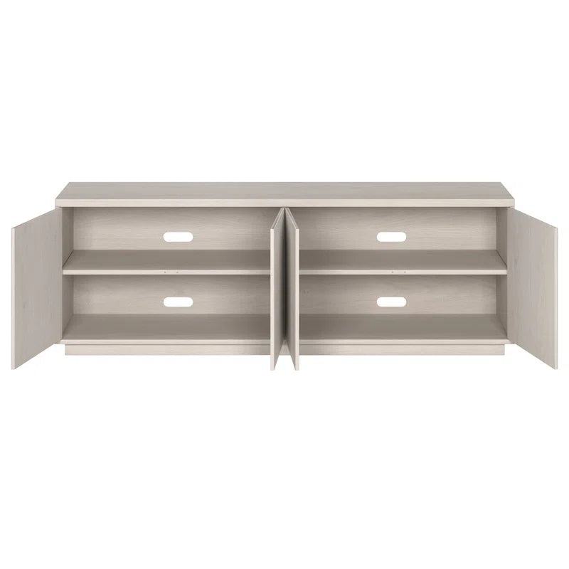 tv panel: Modern TV Console for 75" Screens with Storage and Sleek Design