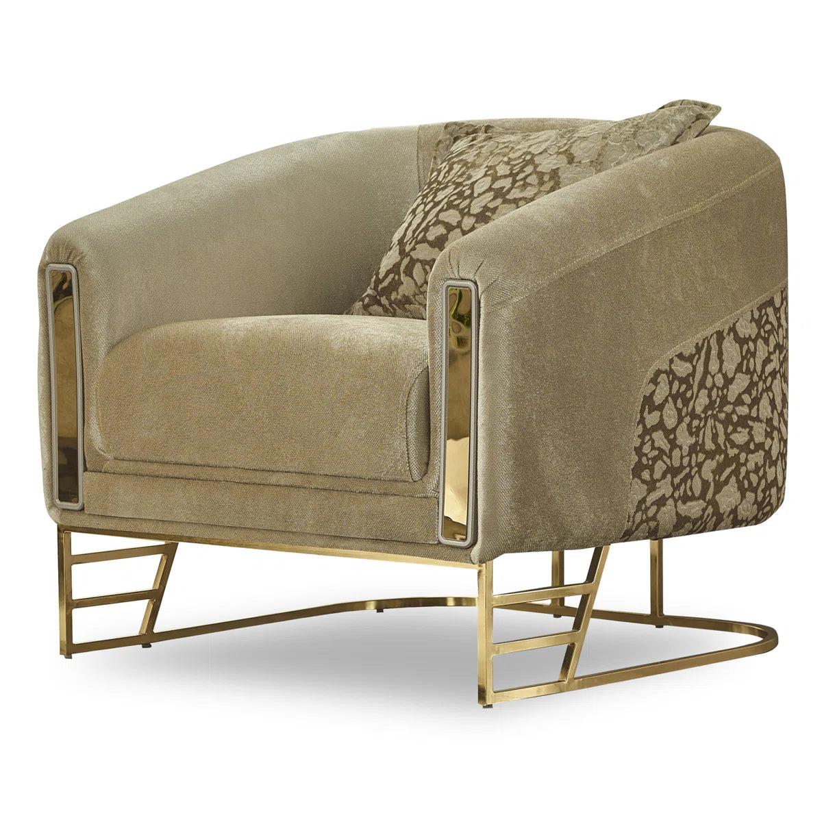 Luxury Sofa Sets: Luxury Velvet 3-Piece Sofa Set with Gold Legs – Sofa, Loveseat & Chair