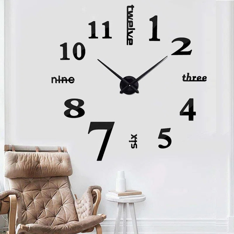 Home Decor: 3D Wall Clock