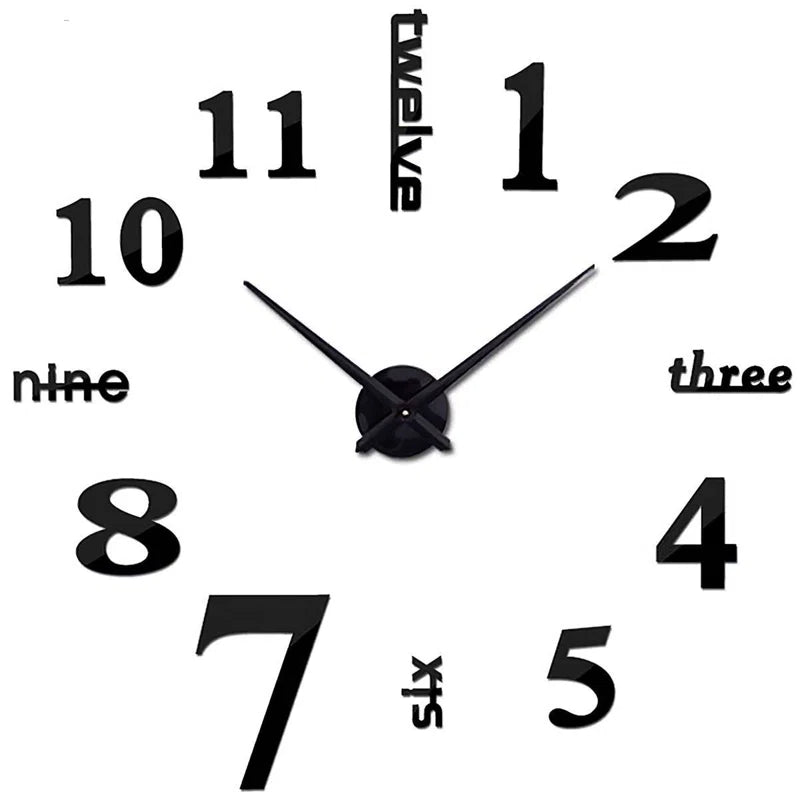 Home Decor: 3D Wall Clock