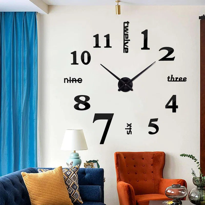 Home Decor: 3D Wall Clock