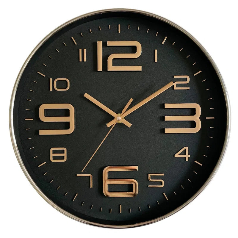 Home Decor: Black Wall Clock