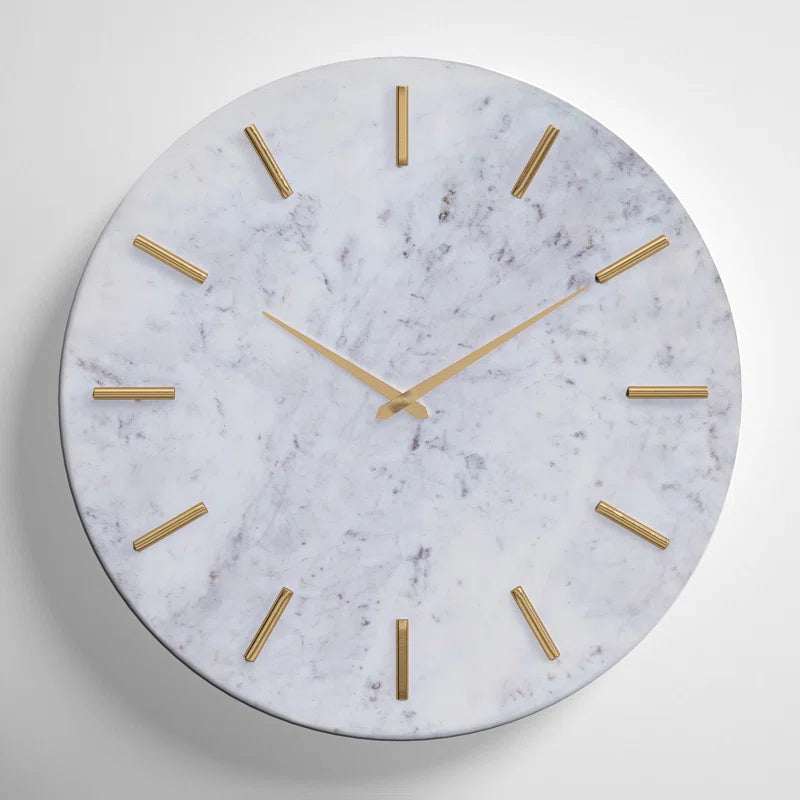 Home Decor: Marble Wall Clock