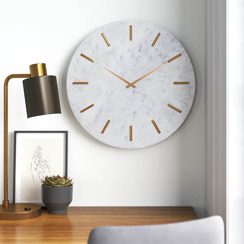 Home Decor: Marble Wall Clock