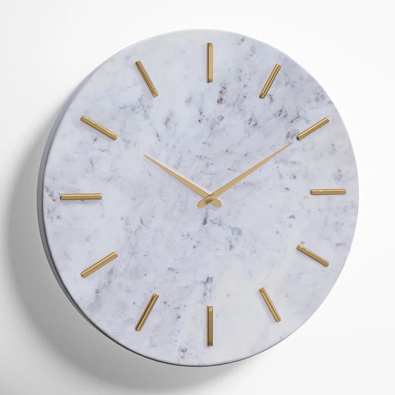Home Decor: Marble Wall Clock
