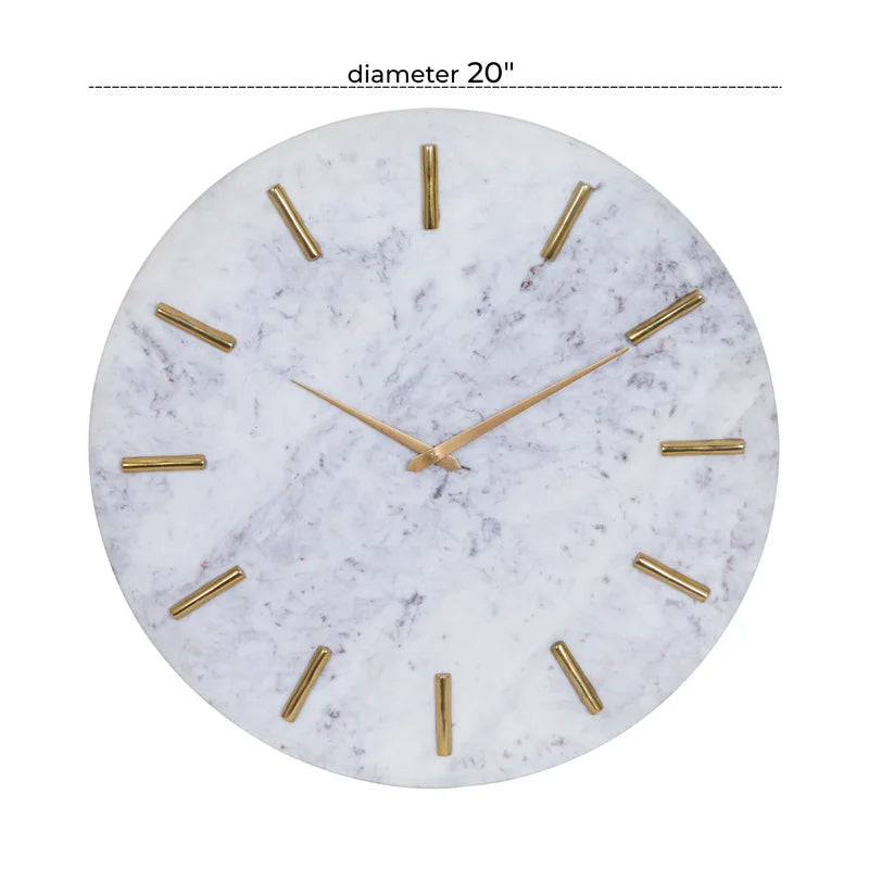 Home Decor: Marble Wall Clock