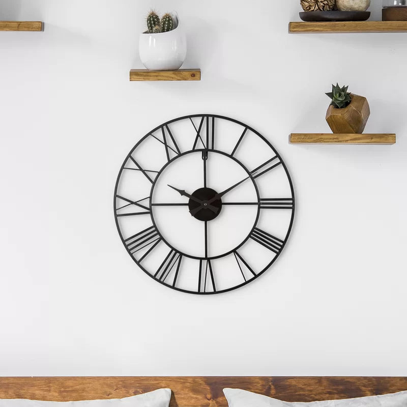 Home Decor: Metal Wall Clock