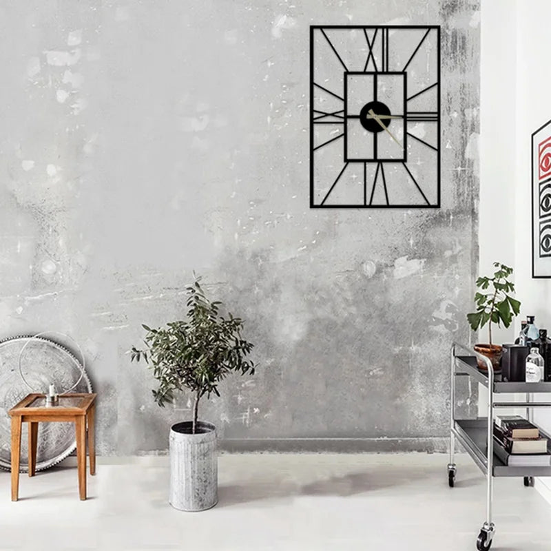 Home Decor: Roman Metal Wall Clock